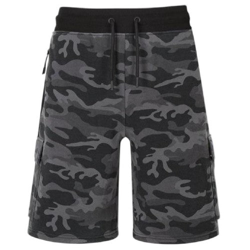 Front - Everlast Mens Camouflage Cargo Shorts