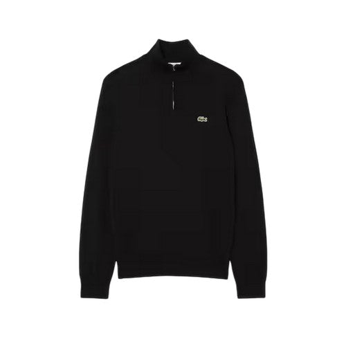 Front - Lacoste Mens Quarter Zip Casual Jumper