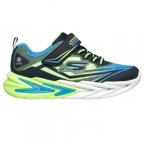 Front - Skechers Boys Flex-GlowUltra Light Up Trainers