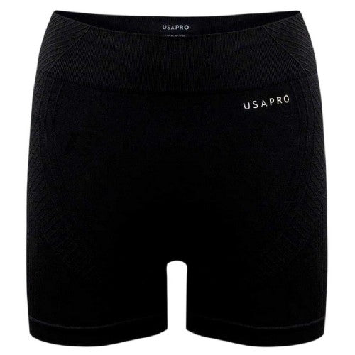 Front - USA Pro Childrens/Kids Seamless Cycling Shorts