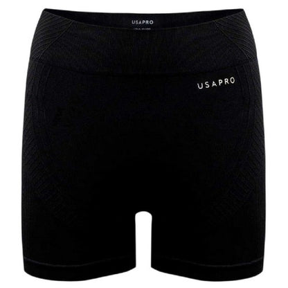 Front - USA Pro Childrens/Kids Seamless Cycling Shorts