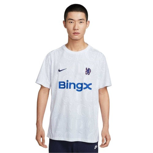 Front - Nike Mens 2025/2026 Chelsea FC Slim Football Shirt