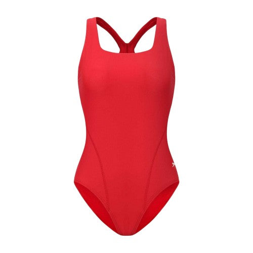Front - Slazenger Womens/Ladies Square Neck One Piece Swimsuit