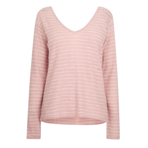 Front - Musto Womens/Ladies Stripe Knitted Top