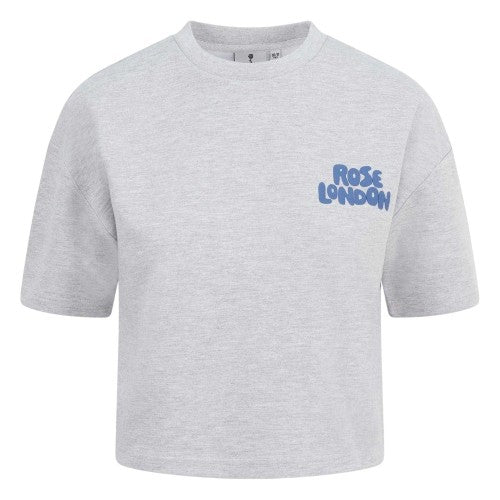 Front - Rose London Womens/Ladies All Love Crop T-Shirt