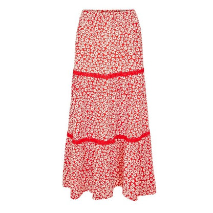 Front - Threadbare Womens/Ladies Aubrie Floral Regular Maxi Skirt