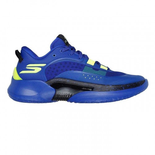 Front - Skechers Mens Go Run Swirl Tech Speed Mesh Trainers