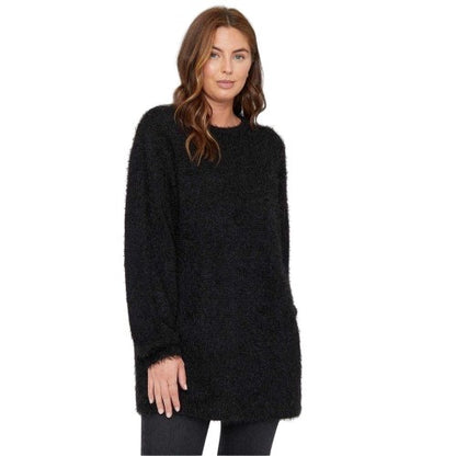 Front - Be You Womens/Ladies Fluffy Relaxed Fit Sweater Top