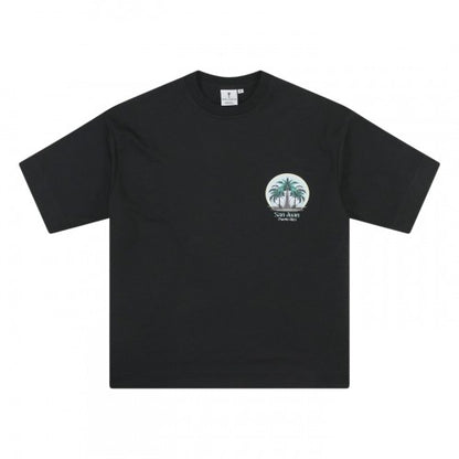 Front - Rose London Mens San Juan T-Shirt