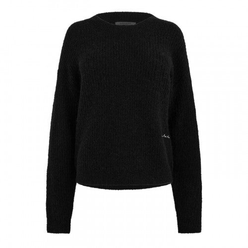 Front - Jack Wills Womens/Ladies Fuzzy Wide Neck Pullover