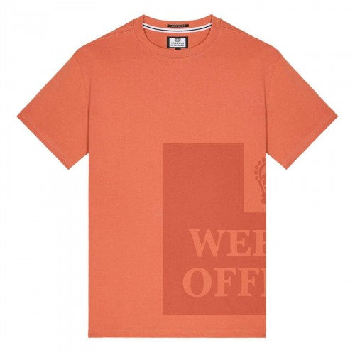 Front - Weekend Offender Mens Ryan Tonal Prison Cotton T-Shirt