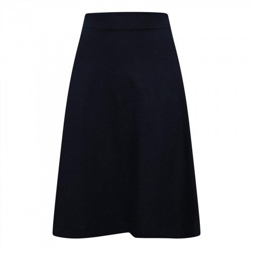 Front - Lacoste Girls Milano Cotton Midi Skirt