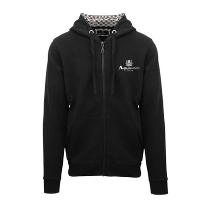 Front - Aquascutum Mens Active Full Zip Hoodie