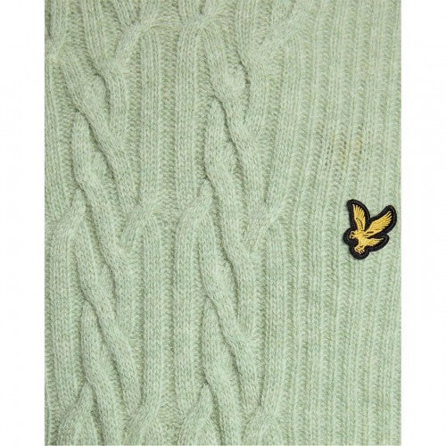 Front - Lyle & Scott Mens Embroidered Logo Crew Neck Jumper