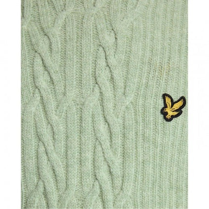 Front - Lyle & Scott Mens Embroidered Logo Crew Neck Jumper