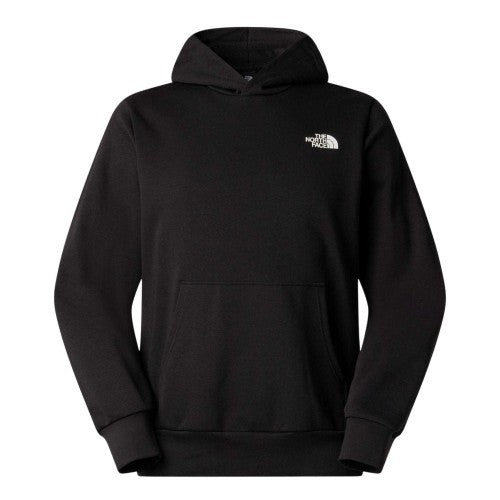 Front - The North Face Mens Graphic Print Cotton Relaxed Fit Hoodie