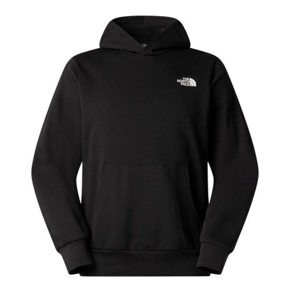 Front - The North Face Mens Graphic Print Cotton Relaxed Fit Hoodie