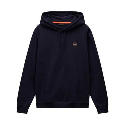 Front - Napapijri Mens Cotton Long-Sleeved Pullover Hoodie