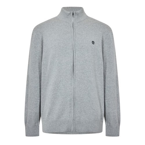 Front - Timberland Mens Full Zip Regular Sweater Top