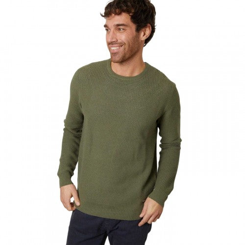 Front - Threadbare Mens Yarra Textured Regular Jumper