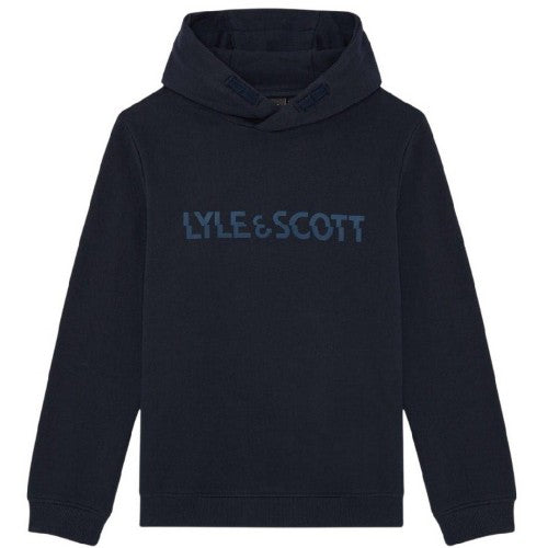 Front - Lyle & Scott Boys Logo Pullover Hoodie