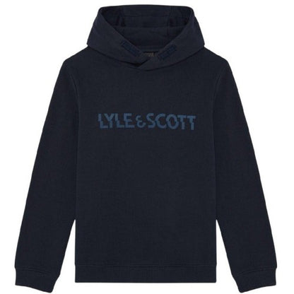 Front - Lyle & Scott Boys Logo Pullover Hoodie