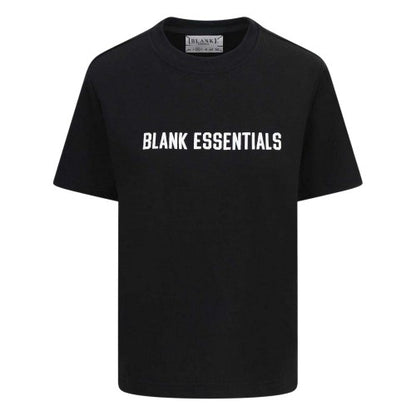 Front - Blank Essentials Womens/Ladies Logo Oversized Boyfriend T-Shirt