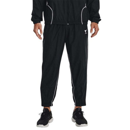 Front - Under Armour Mens Project Rock Woven Jogging Bottoms