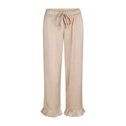 Front - CCDK Copenhagen Womens/Ladies Saga Satin Frill Trousers