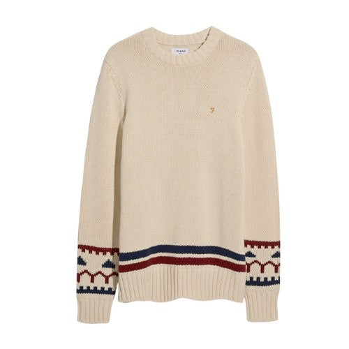Front - Farah Mens Alverstone Logo Regular Sweatshirt