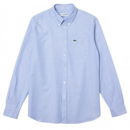 Front - Lacoste Mens Oxford Cotton Regular Shirt