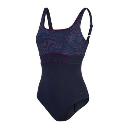 Front - Speedo Womens/Ladies Eclipse One Piece Swimsuit