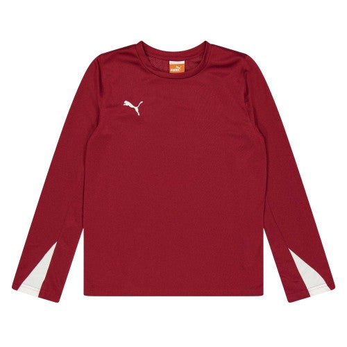 Front - Puma Childrens/Kids Team Logo Long-Sleeved Top