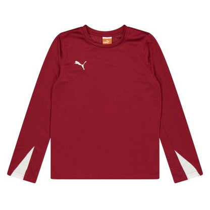 Front - Puma Childrens/Kids Team Logo Long-Sleeved Top