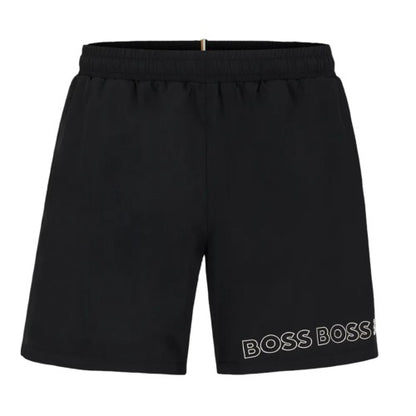 Front - Boss Mens Dolphin Swim Shorts