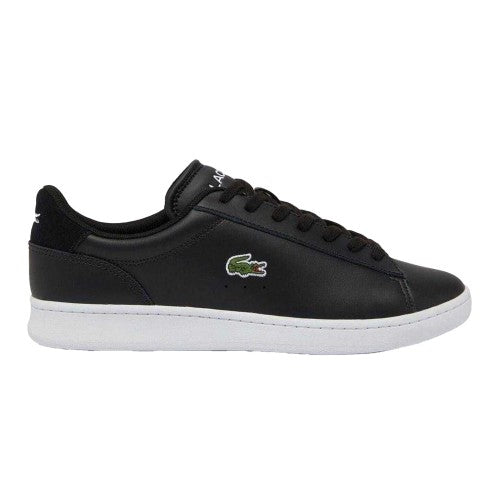 Front - Lacoste Mens Carnaby Leather Flat Trainers