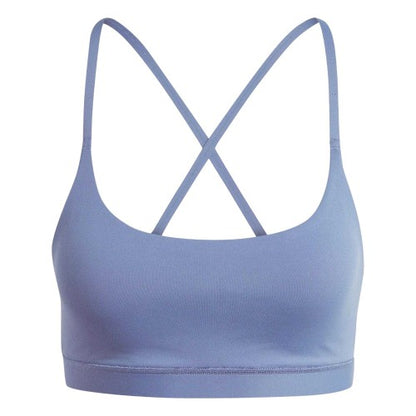 Front - Adidas Womens/Ladies All Me Plain Sports Bra