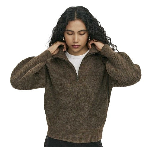 Front - Finery Womens/Ladies Maddy Funnel Neck Long-Sleeved Sweater Top