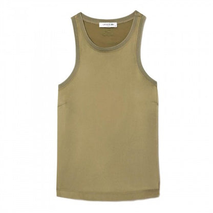 Front - Lacoste Womens/Ladies Fluid Satin Tank Top