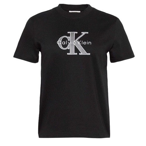 Front - Calvin Klein Womens/Ladies Hero Mono Cotton T-Shirt