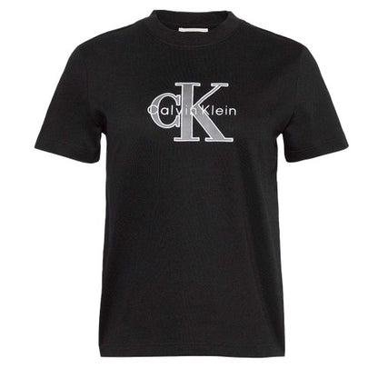 Front - Calvin Klein Womens/Ladies Hero Mono Cotton T-Shirt