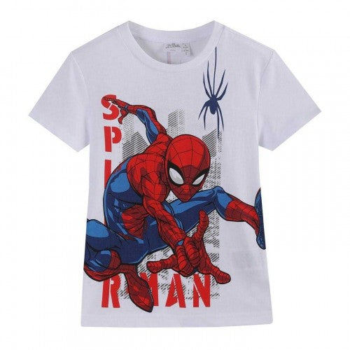 Front - Spider-Man Childrens/Kids Graphic Short-Sleeved T-Shirt