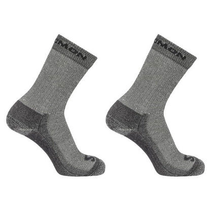 Front - Salomon Unisex Adult Merino Wool Crew Socks (Pack of 2)