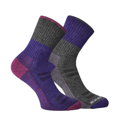 Front - Skechers Womens/Ladies Crew Socks (Pack of 2)