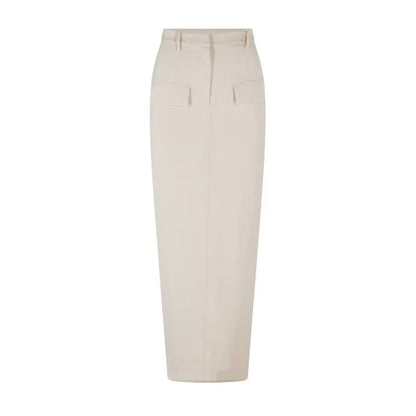 Front - Odd Muse Womens/Ladies Front Slit Fitted Maxi Skirt