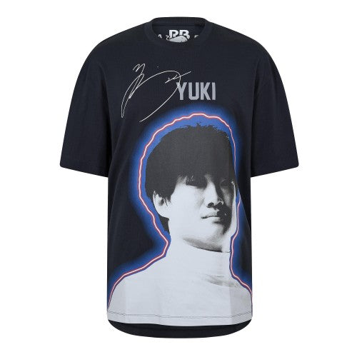 Front - Hugo Mens Yuki Tsunoda Graphic Print T-Shirt