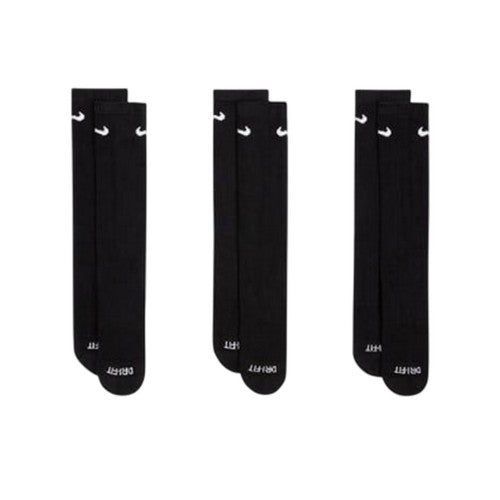 Front - Nike Mens Cotton Blend Crew Socks (Pack of 3)