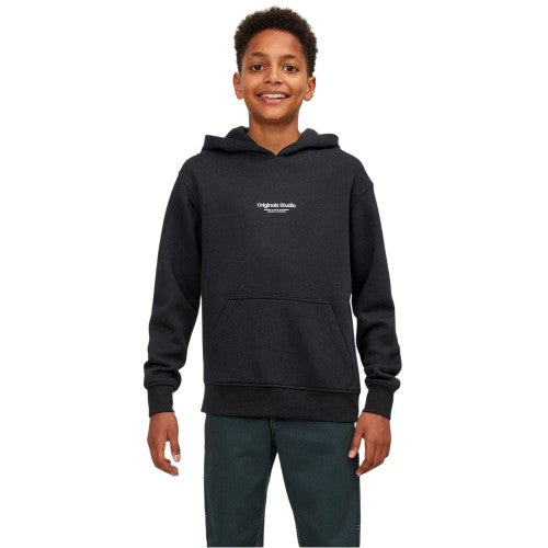 Front - Jack And Jones Boys Vester Lettering Hoodie
