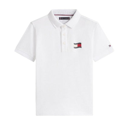 Front - Tommy Hilfiger Childrens/Kids Flag Polo Shirt