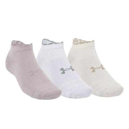 Front - Under Armour Unisex Adult Trainer Socks (Pack of 3)